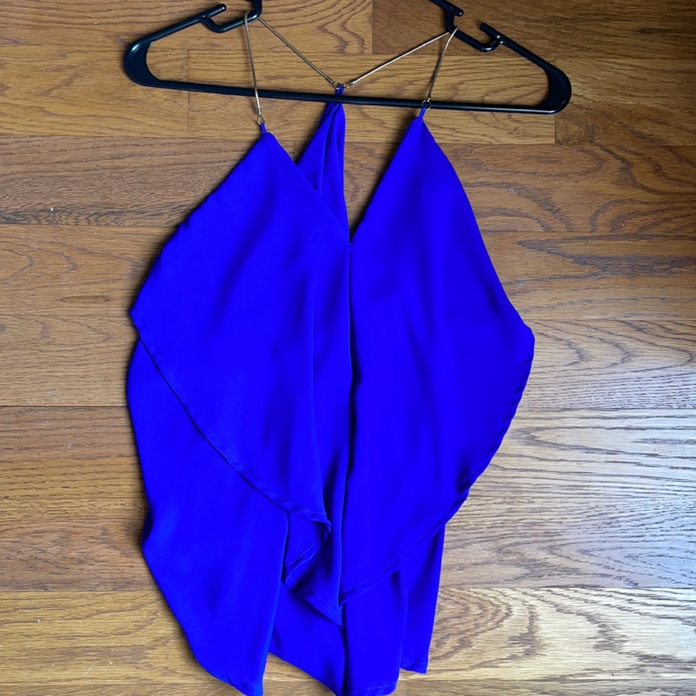 Royal Blue Charlotte Russe top